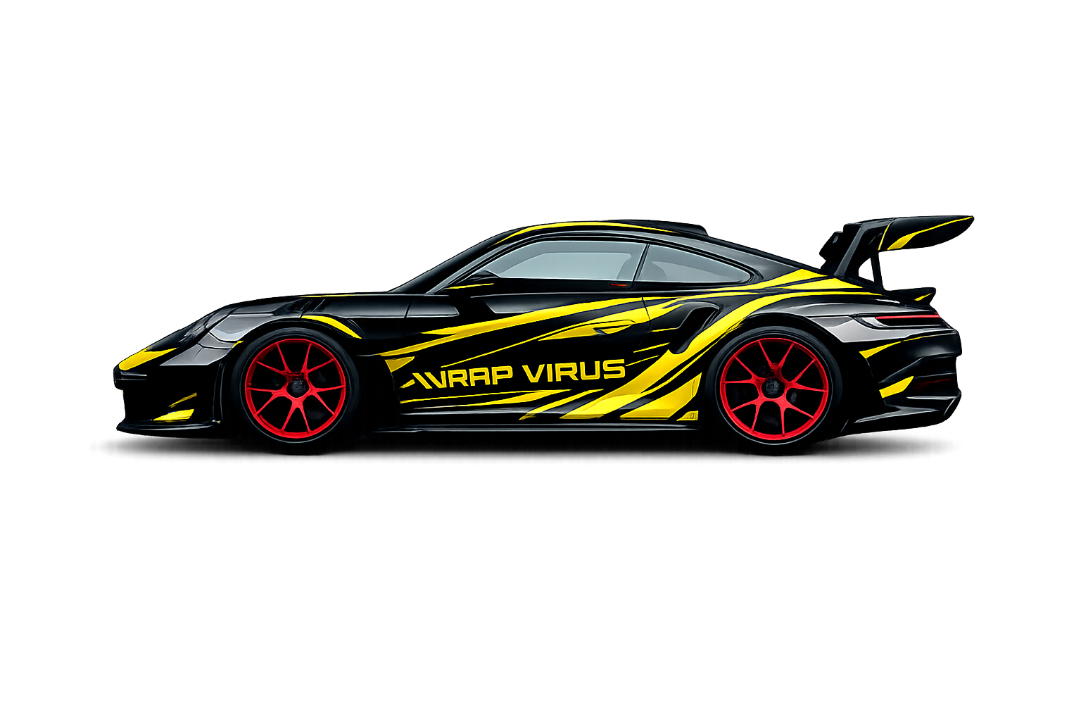 Wrap Virus Porsche mobile