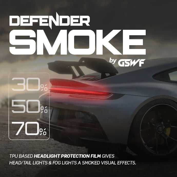 GSWF SMOKE 50% - HEADLIGHT / TAILLIGHT PPF